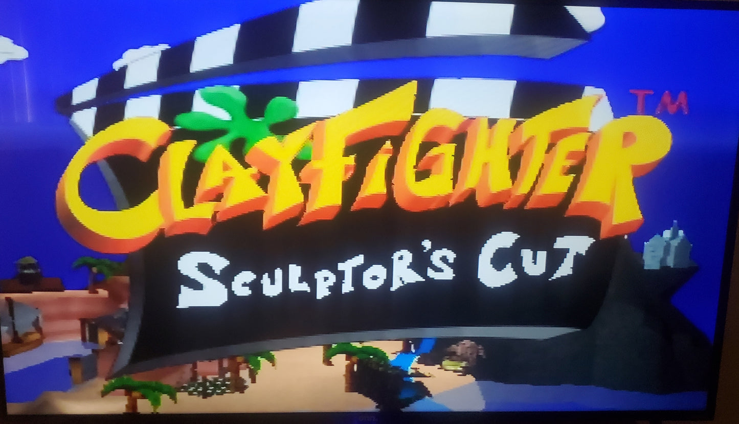 Clay Fighter Sculptor's Cut N64 Nintendo 64 Video Game Cartridge 1998