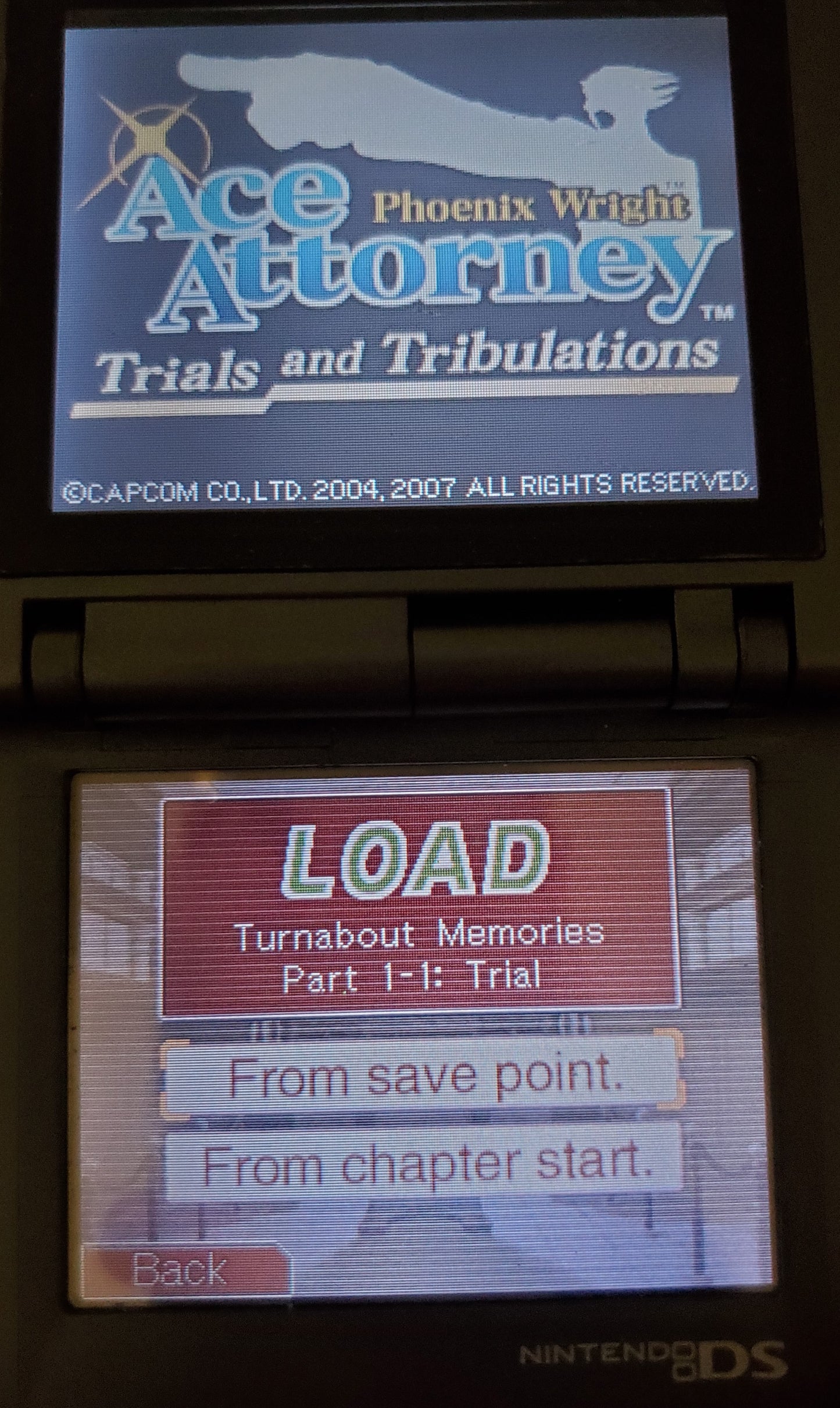 Phoenix Wright: Ace Attorney - Trials and Tribulations Video Nintendo DS