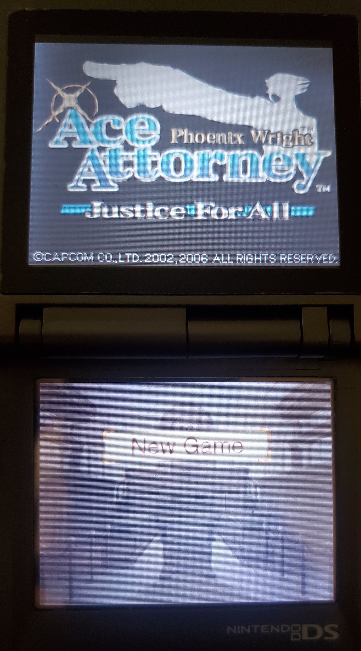 Phoenix Wright: Ace Attorney - Justice for All Video Game Nintendo DS