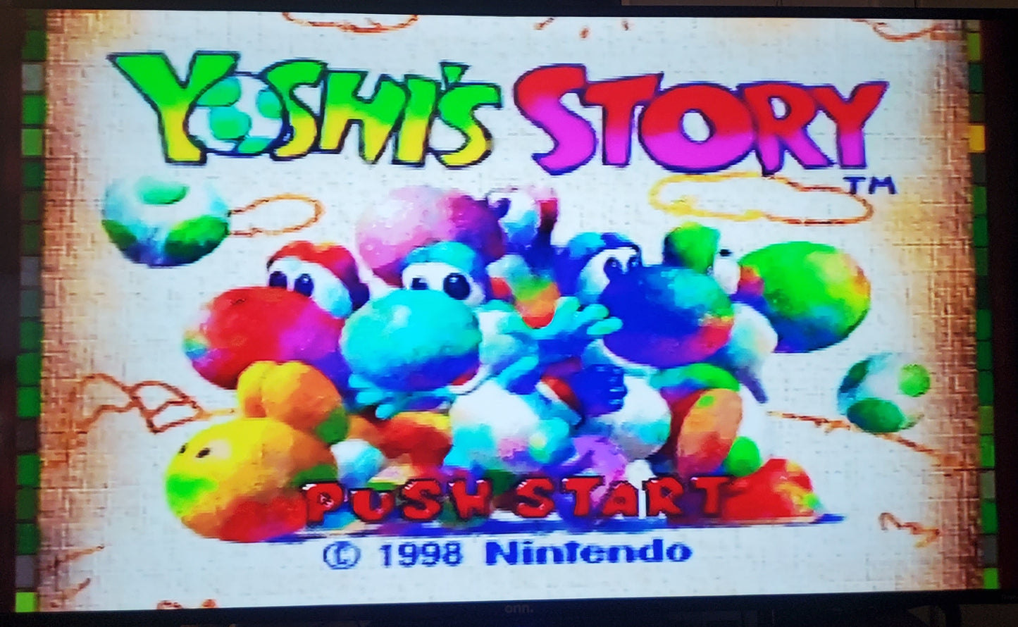 Yoshi's Story N64 Nintendo 64 Video Game Cartridge 1998