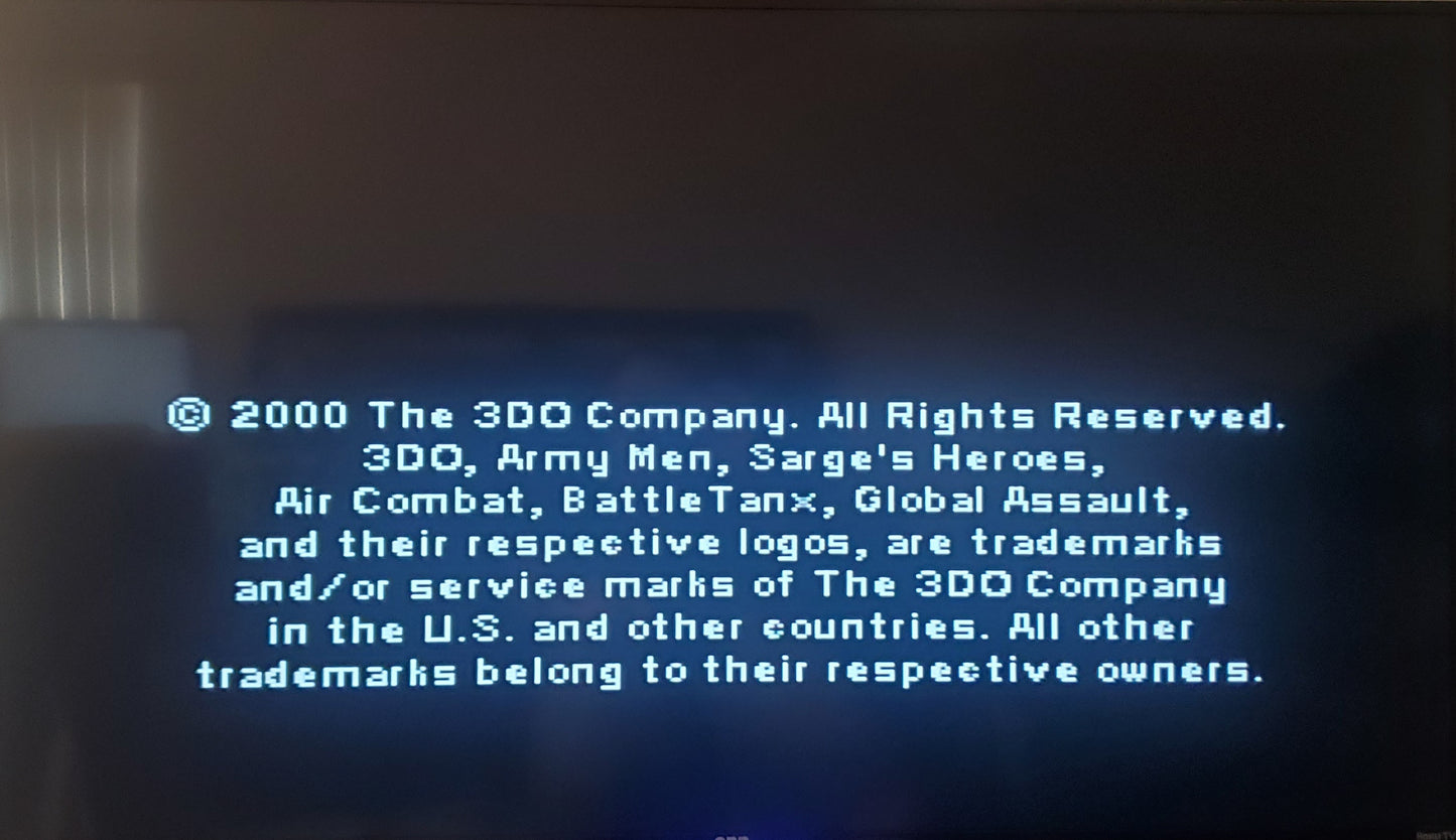 Army Men Sarge's Heroes 2 N64 Nintendo 64 Video Game Cartridge 2000