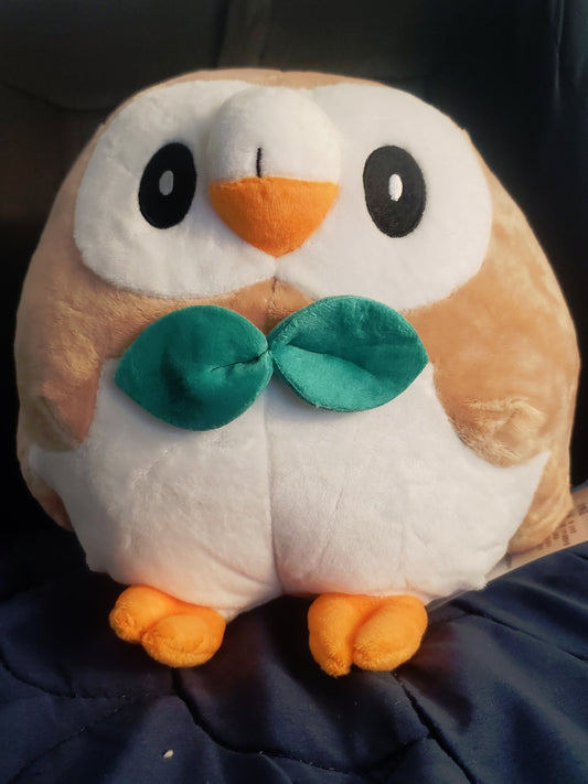 Pokemon Rowlet Plush Soft Stuffed Doll Toys Cute Kids Toy 9 Inch