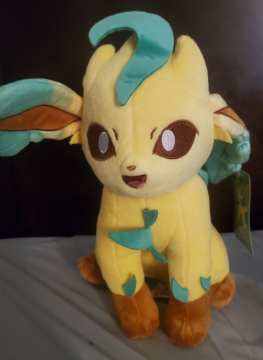 Pokemon Leafeon Plush Soft Stuffed Doll Toys Cute Collectible Kids Toy 11 Inch