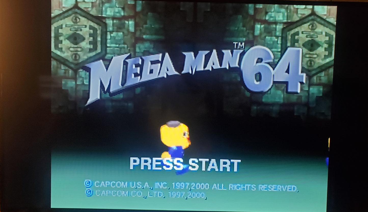 Mega Man 64 N64 Nintendo 64 Video Game Cartridge 2001