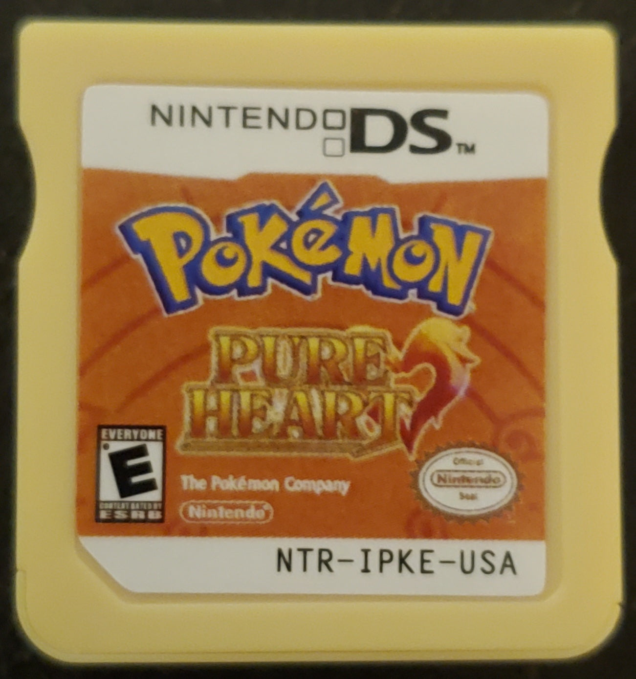 Pokemon Pure Heart Nintendo DS Custom ROM Hack Video Game Cartridge