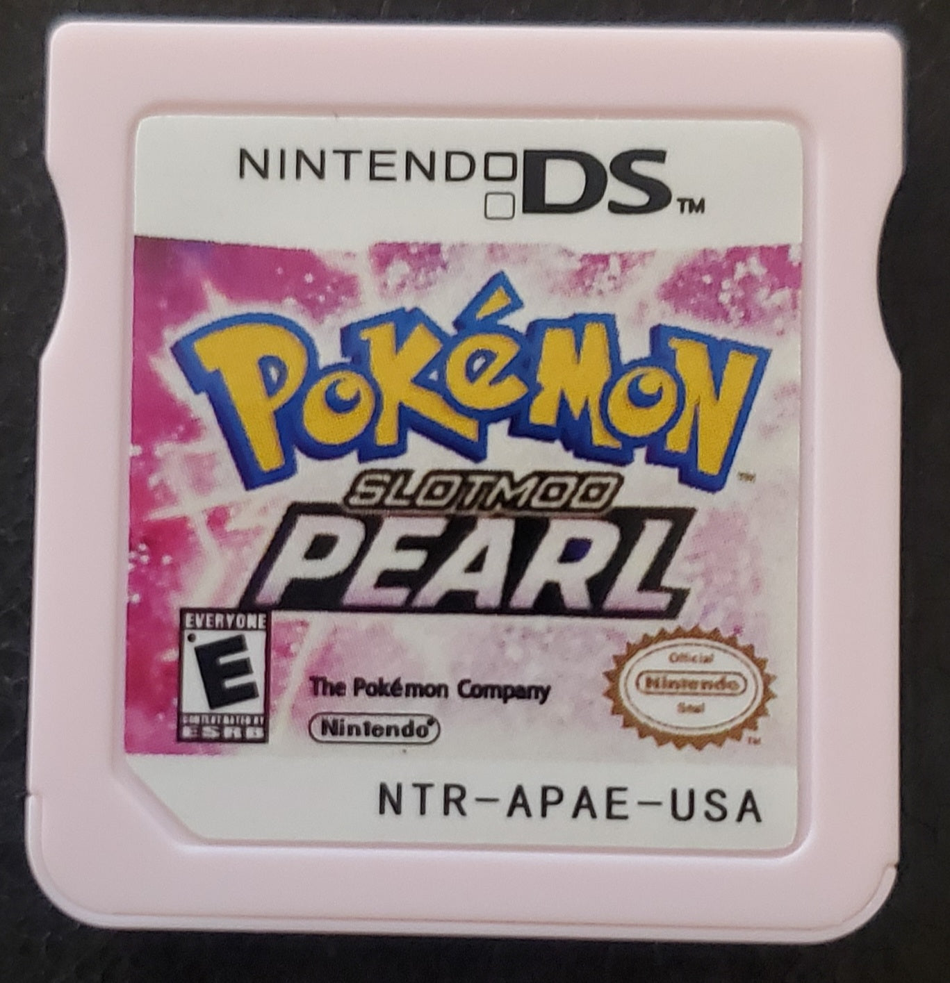 Pokemon SlotMod Pearl Nintendo DS Custom ROM Hack Video Game Cartridge