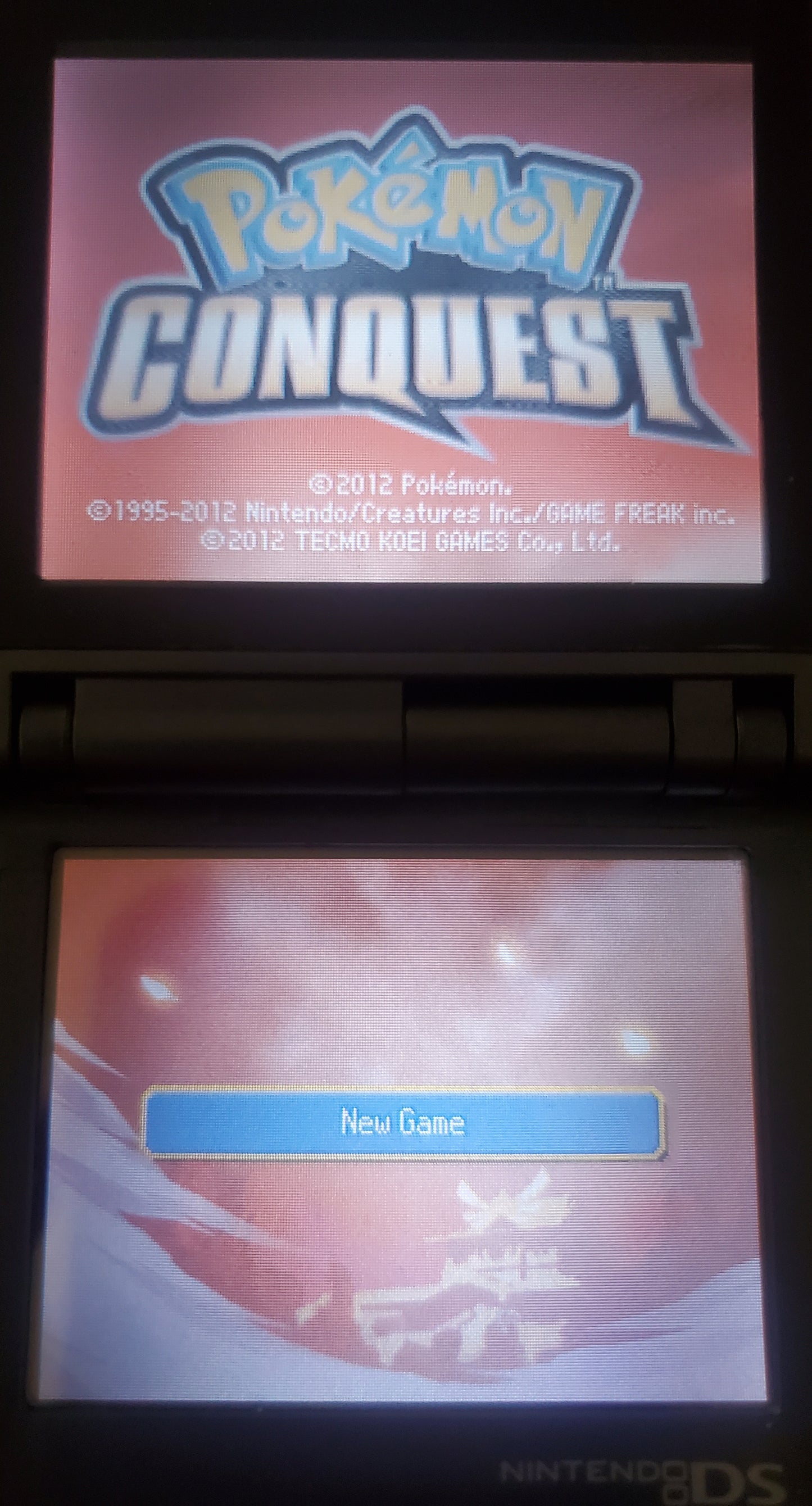 Pokemon Conquest Video Game Nintendo DS 2012