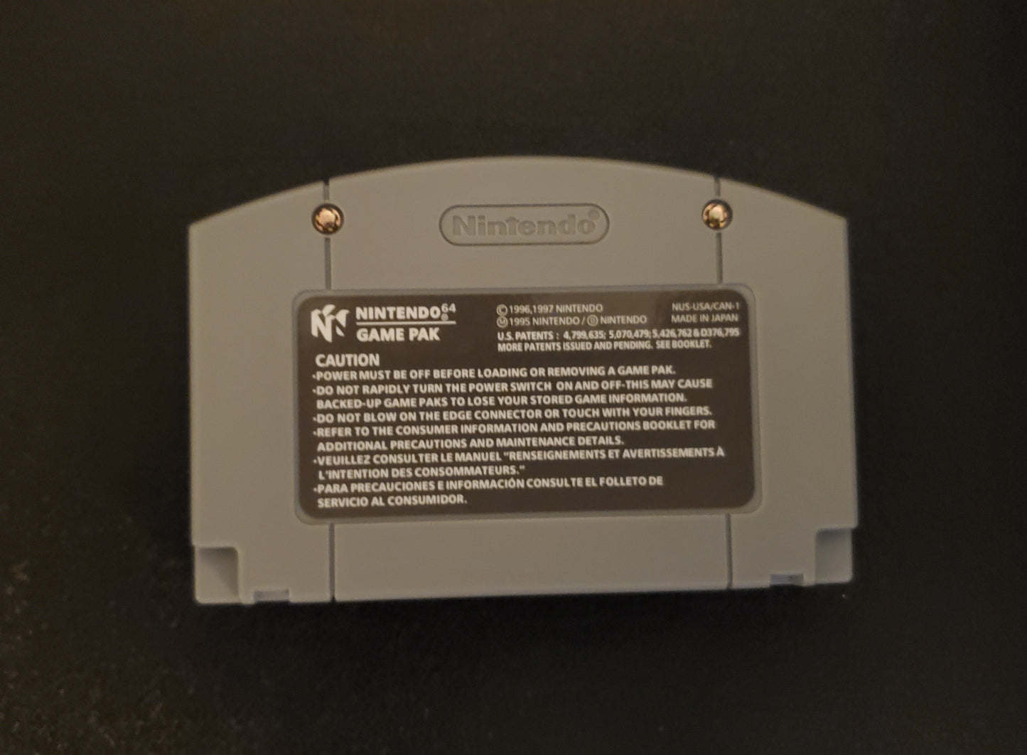 Detective Luigi N64 Nintendo 64 Video Game Cartridge ROM Hack