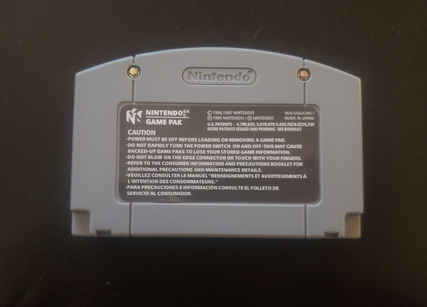 Goldeneye 007 N64 Nintendo 64 Video Game Cartridge