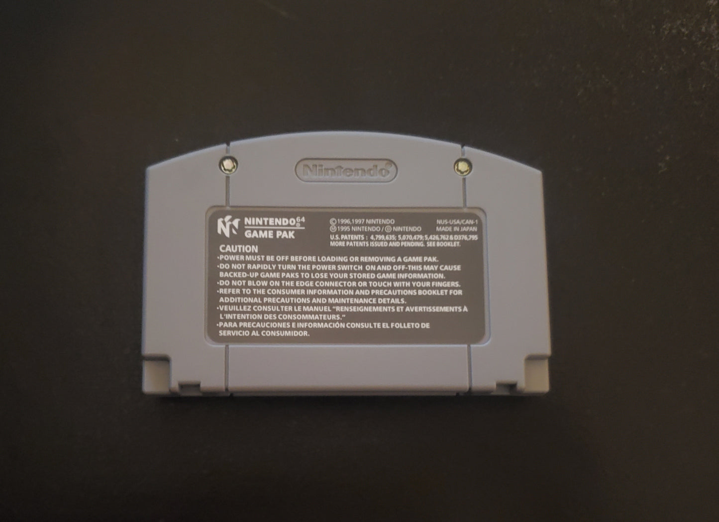 Duke Nukem Zero Hour N64 Nintendo 64 Video Game Cartridge 1999