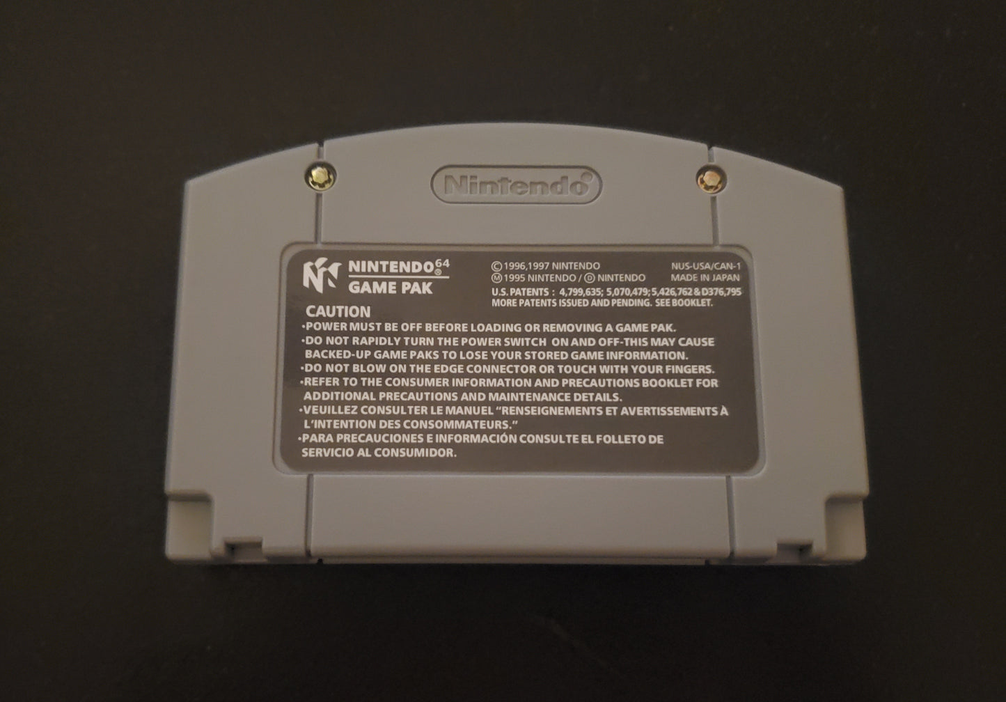 Turok 1 Dinousar Hunter N64 Nintendo 64 Video Game Cartridge 1997