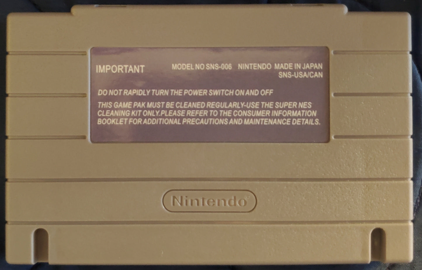 Contra 3 The Alien Wars SNES Video Game Cartridge Super Nintendo