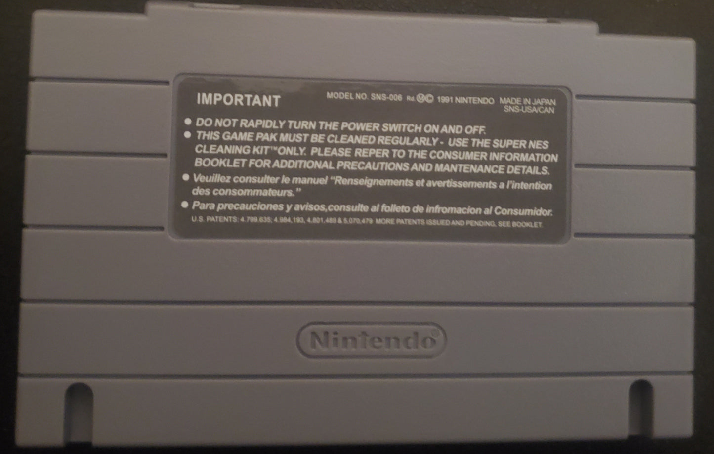 Final Fantasy 4 SNES Video Game Cartridge Super Nintendo 1991