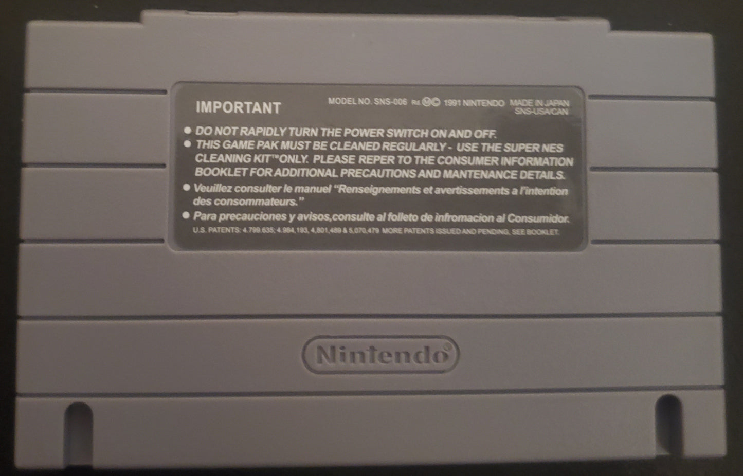 Final Fantasy 6 SNES Video Game Cartridge Super Nintendo 1994