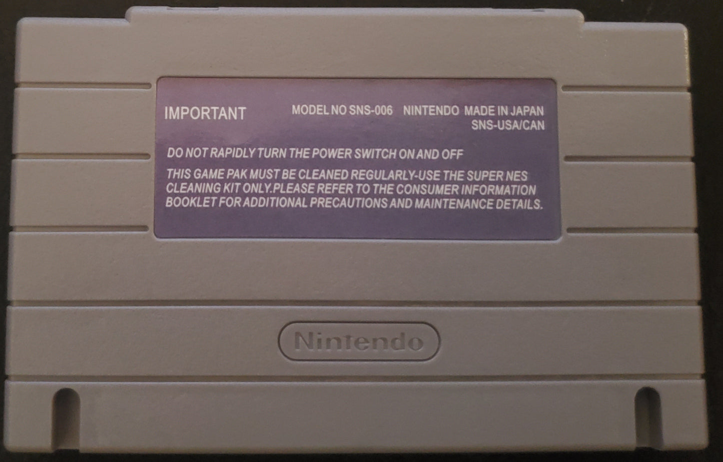 Ninja Gaiden Trilogy SNES Video Game Cartridge Super Nintendo