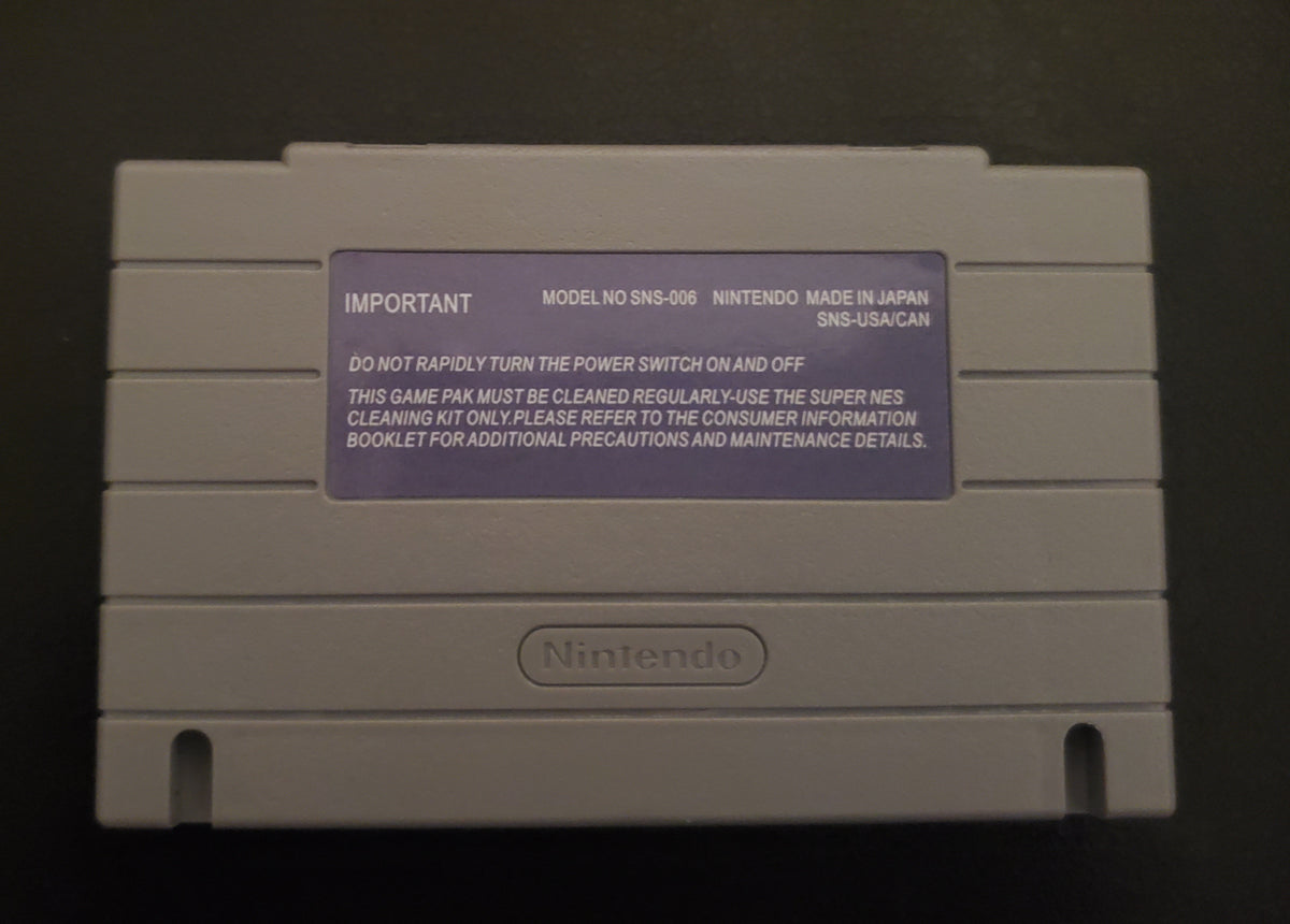 Zero the Kamikaze Squirrel SNES Video Game Super Nintendo 1994