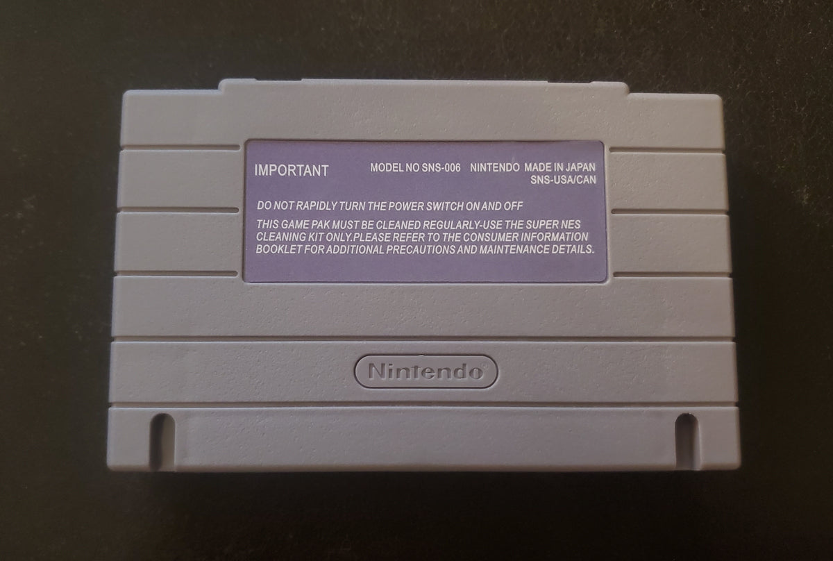 The Pirates of Dark Water SNES Video Game Cartridge Super Nintendo 1994