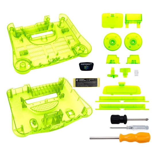 N64 Replacement Console Shell Housing Translucent Yellow Nintendo 64