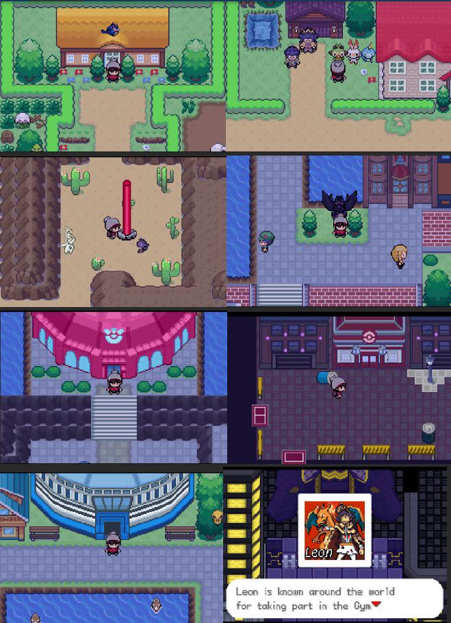 Pokemon Sword & Shield Ultimate Plus GBA Pokemon ROM Hack Game Boy Advance