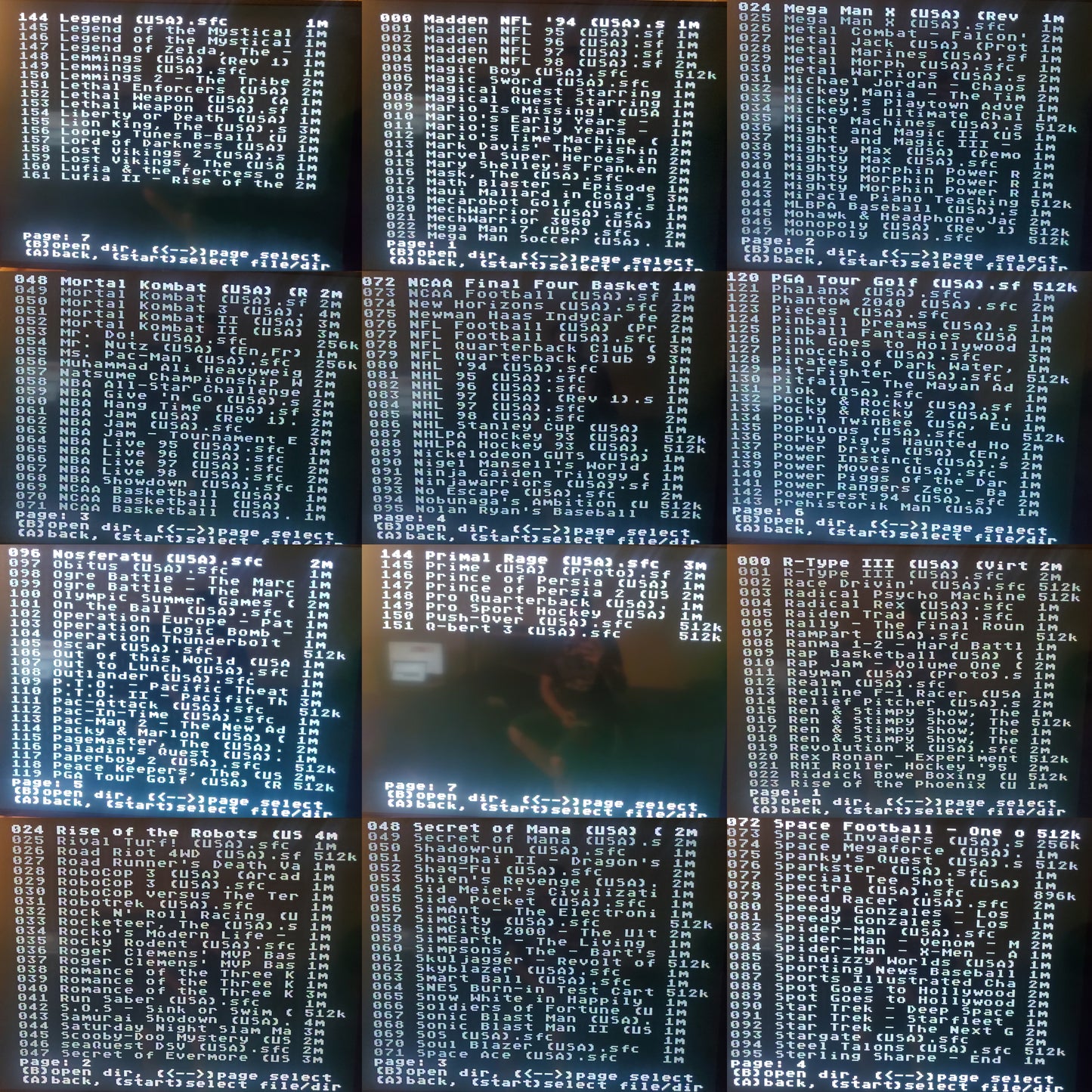 SNES Video Game Cartridges Super Nintendo Huge Collection