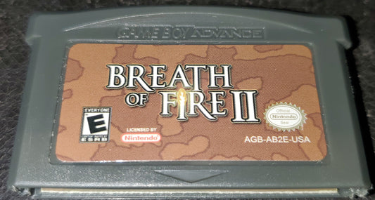 Breath of Fire 2 GBA Video Game Cartridge Nintendo Game Boy Advance