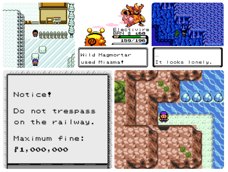 Pokemon Prism GBC ROM Hack Video Game Boy Color