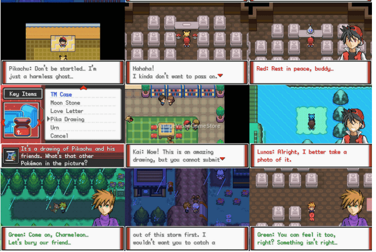 Pokemon Adventures Red Chapter GBA ROM Hack Video Game Boy Advance