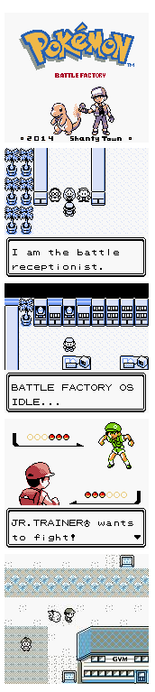 Pokemon Battle Factory GBC ROM Hack Video Game Custom Gameboy Color