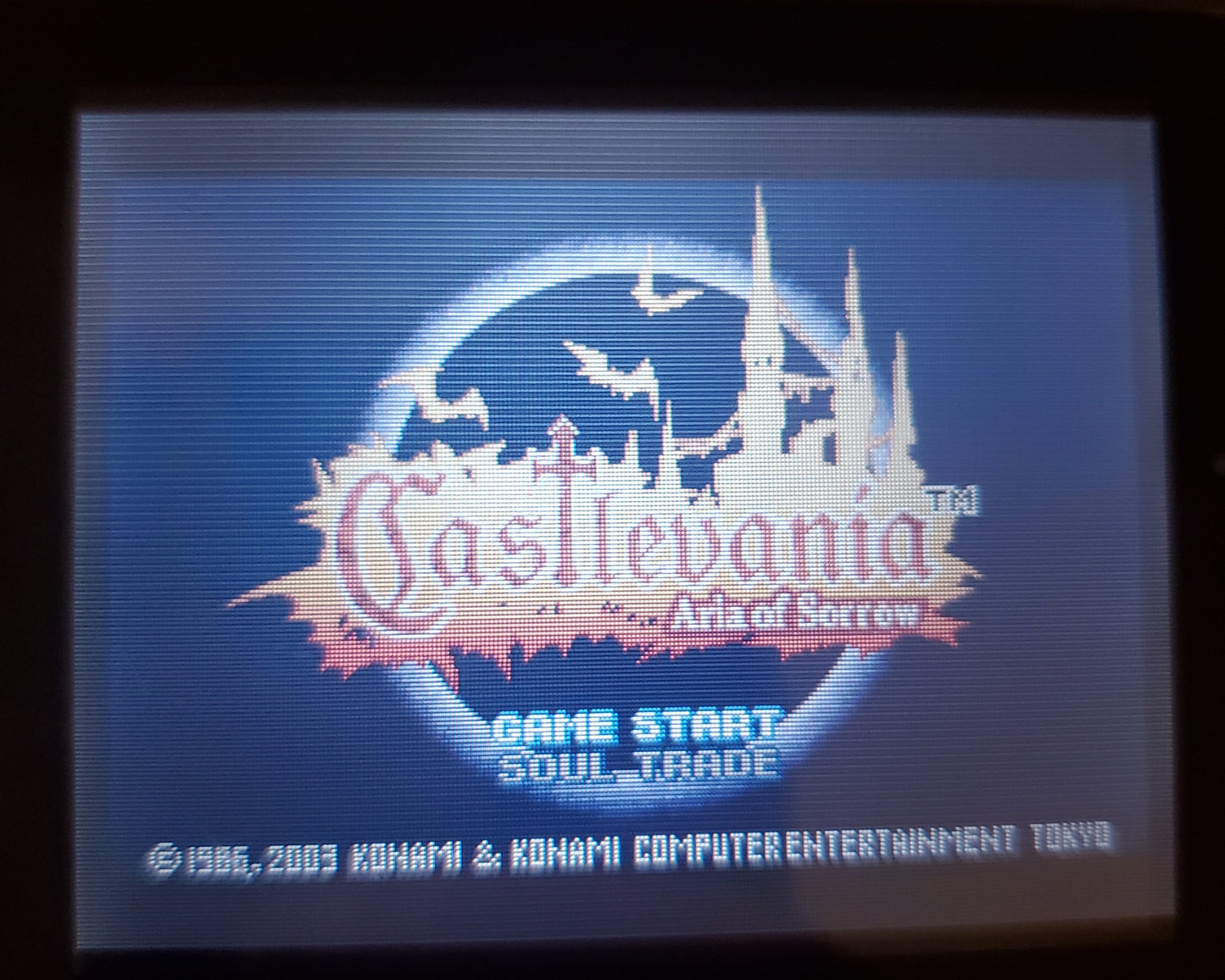 Castlevania Aria of Sorrow GBA Video Game Cartridge Nintendo Game Boy Advance 2003