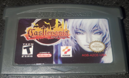 Castlevania Aria of Sorrow GBA Video Game Cartridge Nintendo Game Boy Advance 2003