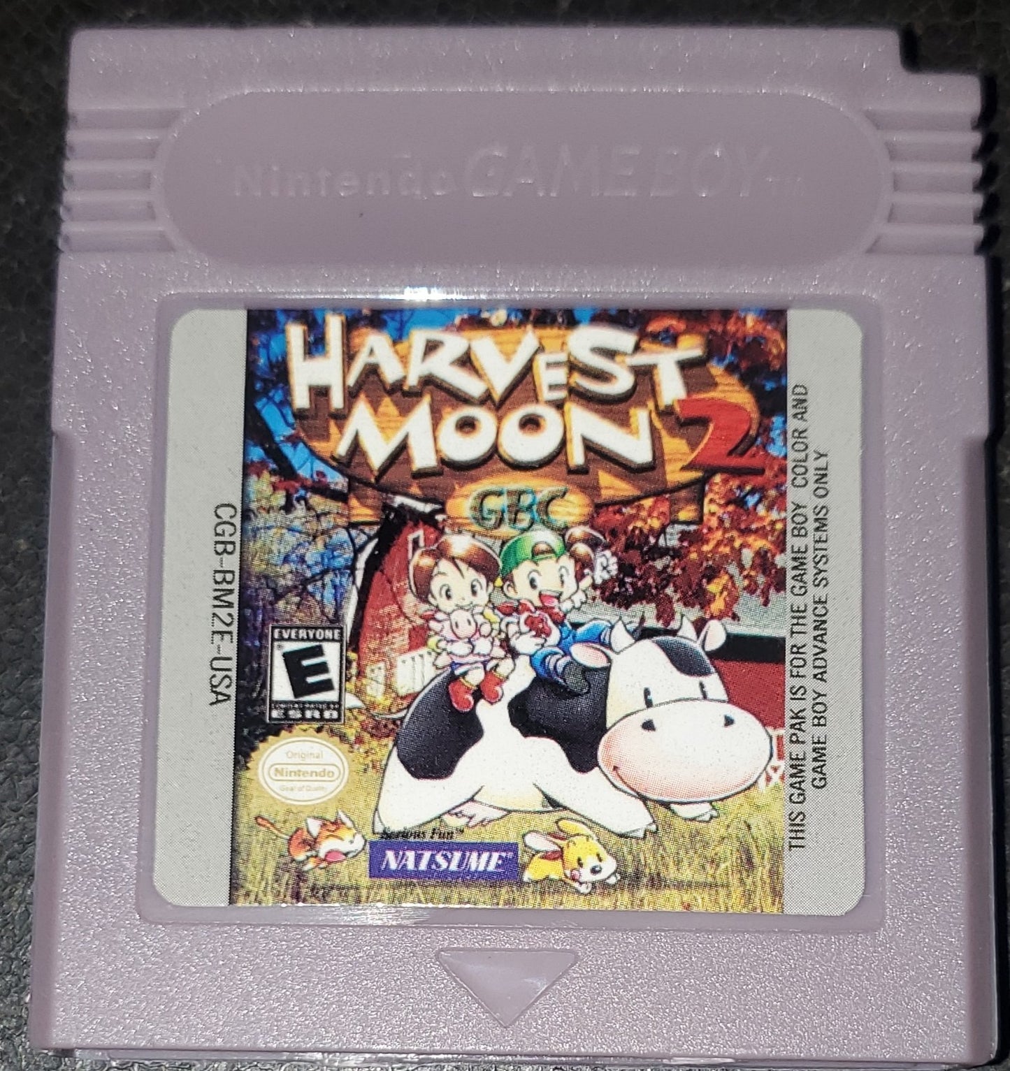 Harvest Moon 2 GBC Gameboy Color Video Game Boy