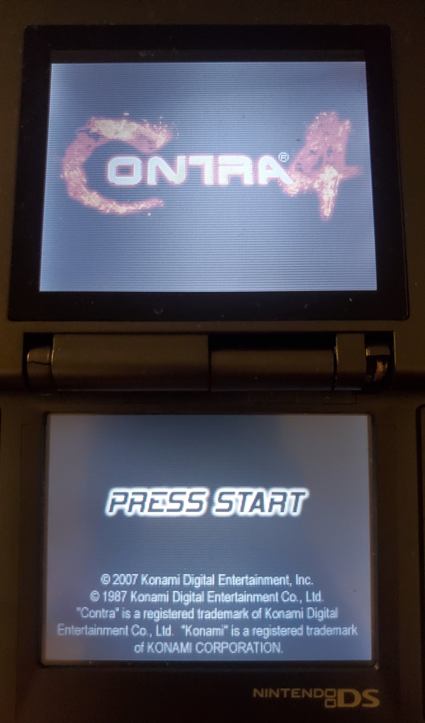 Contra 4 Video Game Nintendo DS