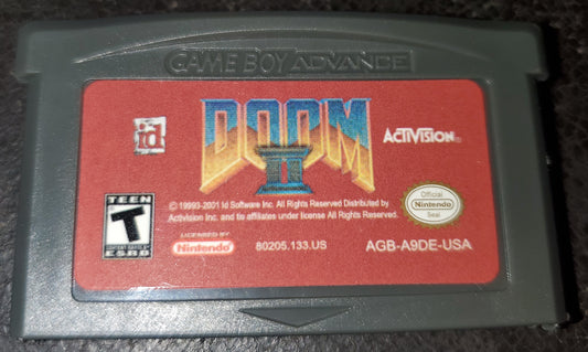 Doom 2 GBA Video Game Boy Advance