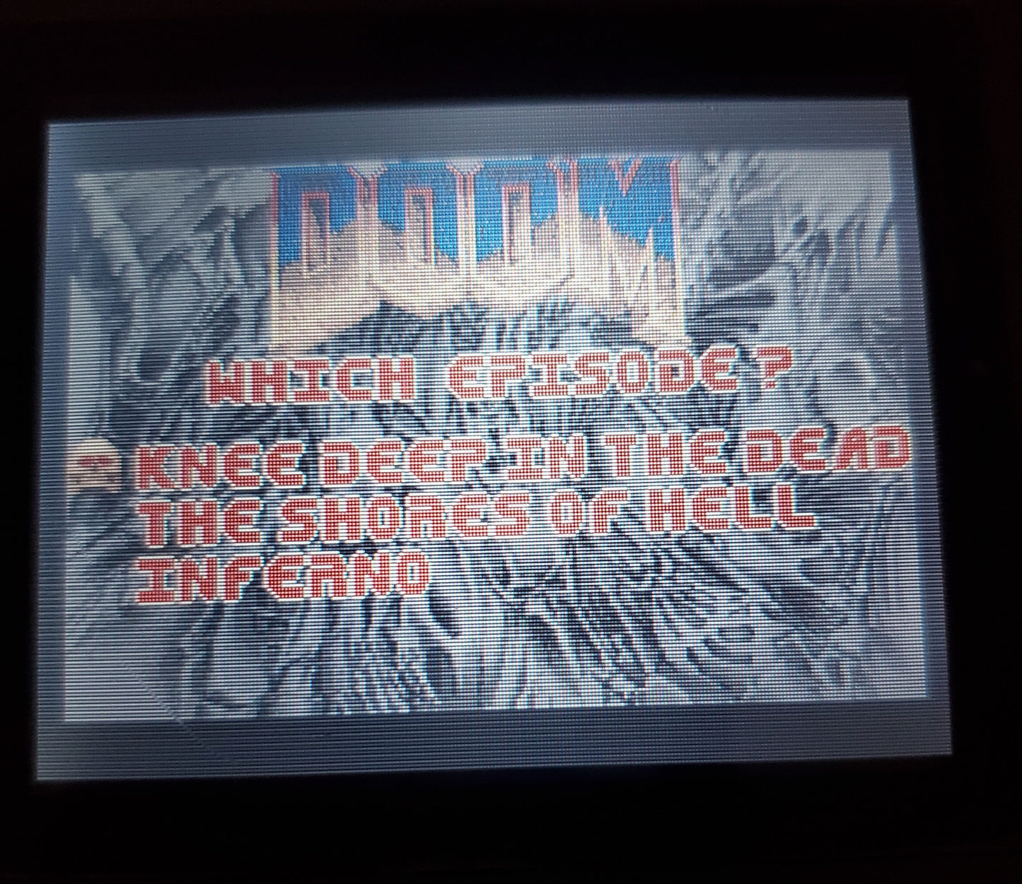 Doom 1 GBA Video Game Boy Advance