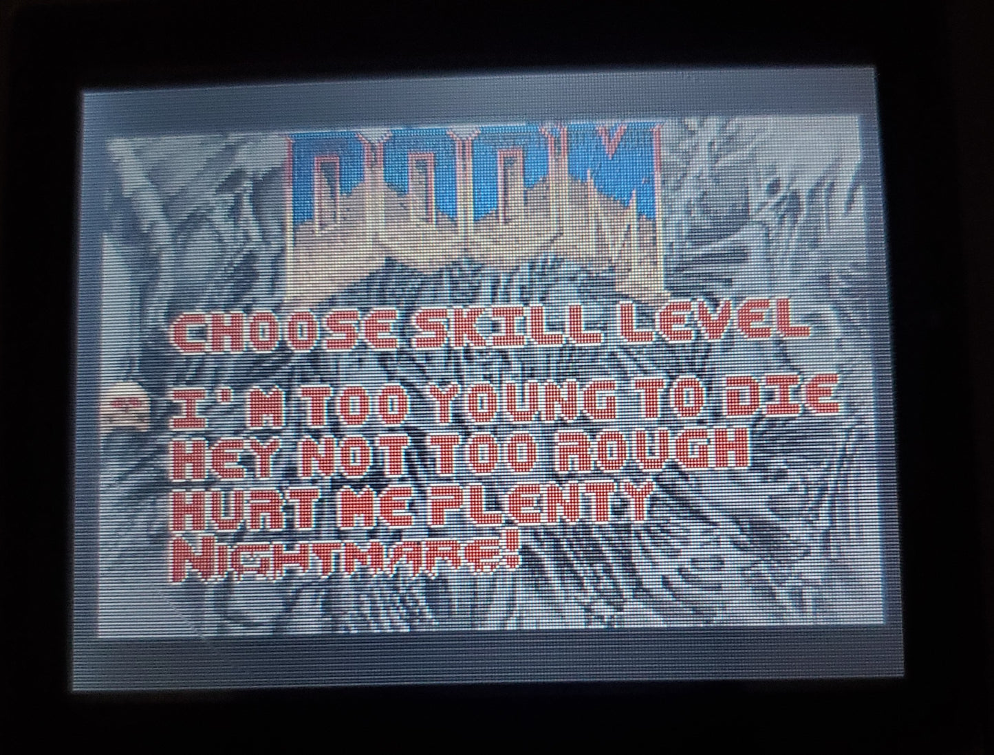Doom 1 GBA Video Game Boy Advance