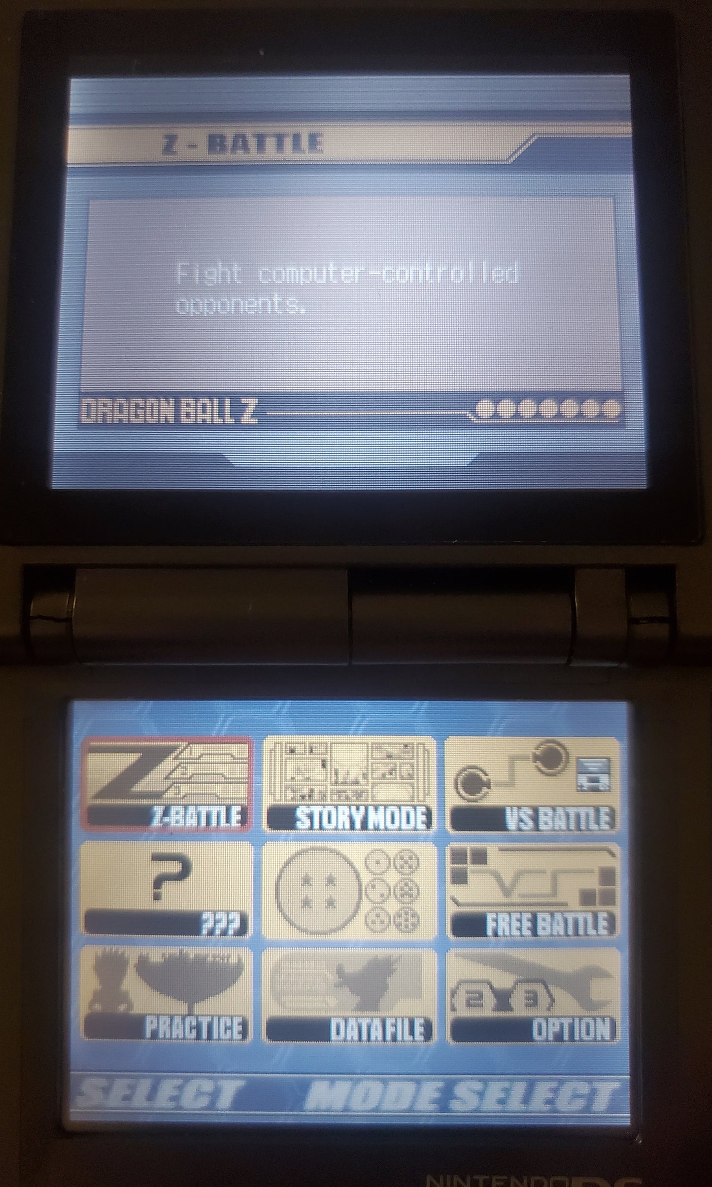 Dragonball Z Supersonic Warriors Video Game Nintendo DS DBZ