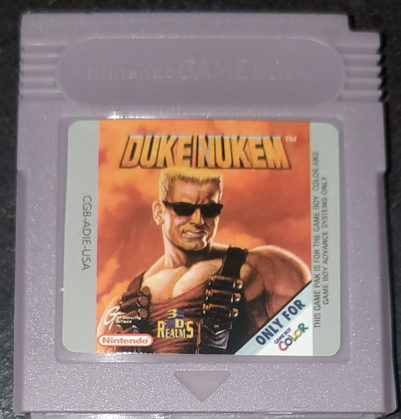 Duke Nukem GBC Video Game Boy Color