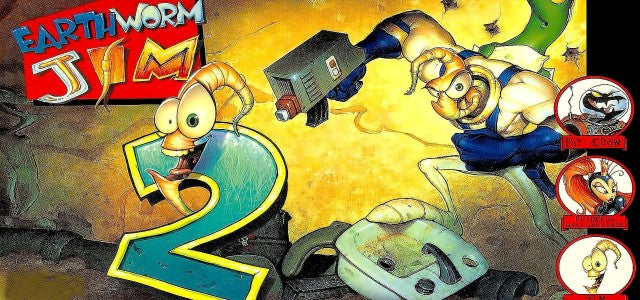 Eathworm Jim 2 SNES Video Game Cartridge Super Nintendo