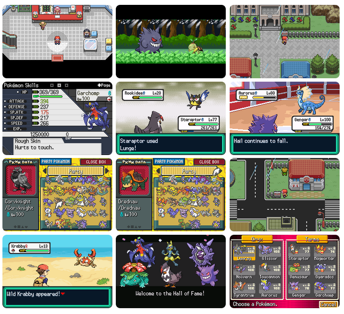 Pokemon FireRed Extended GBA ROM Hack Video Game Boy Advance