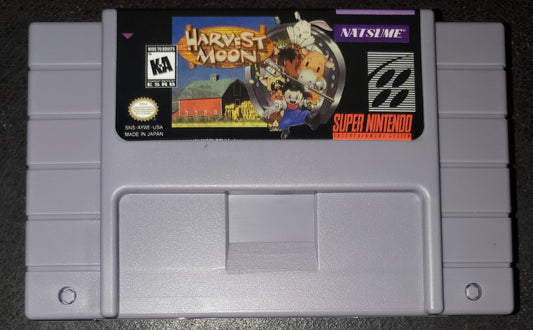 Harvest Moon SNES Video Game Cartridge Super Nintendo