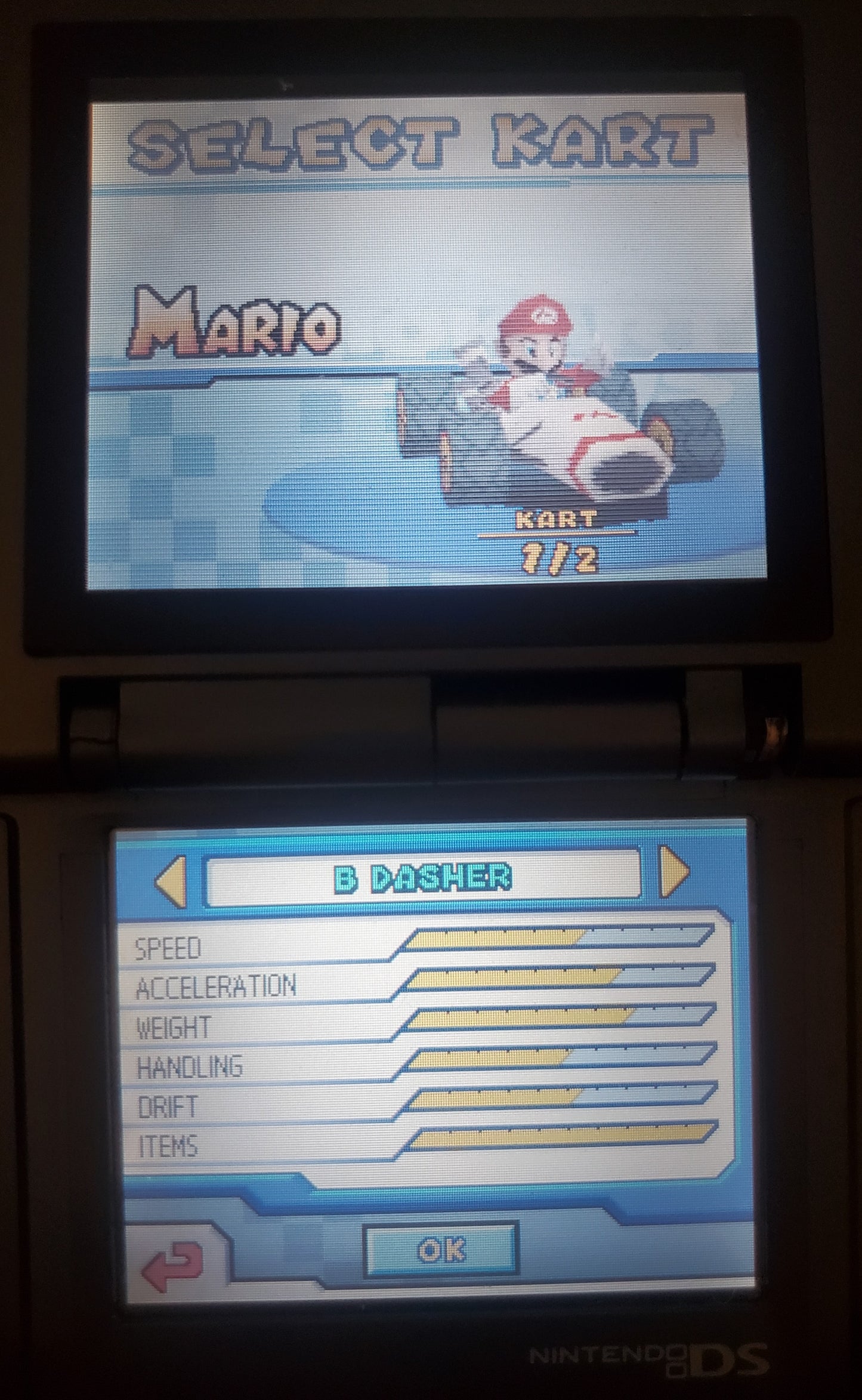 Mario Kart DS Video Game Nintendo DS