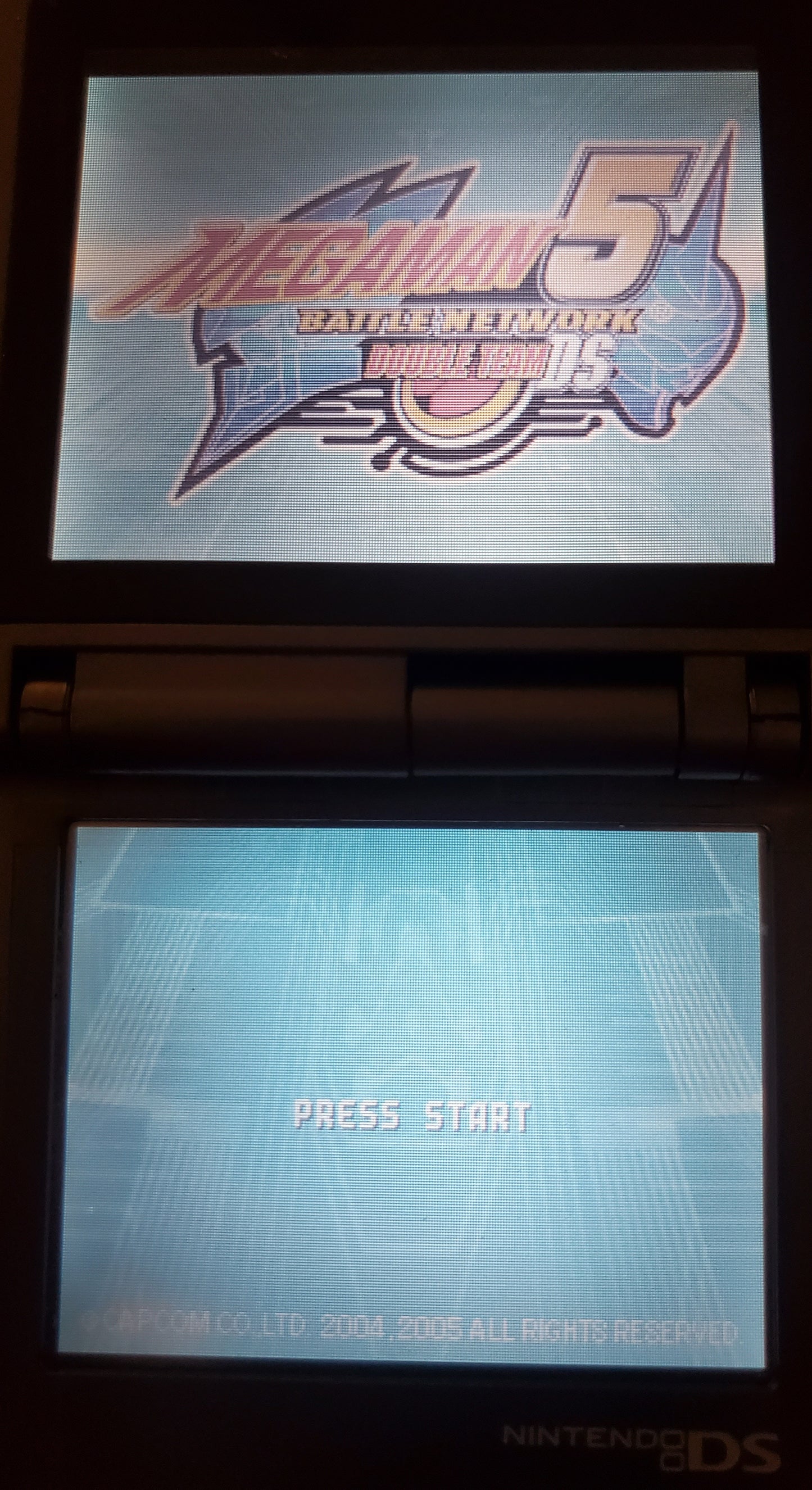 Mega Man 5 Battle Network Double Team Video Game Nintendo DS