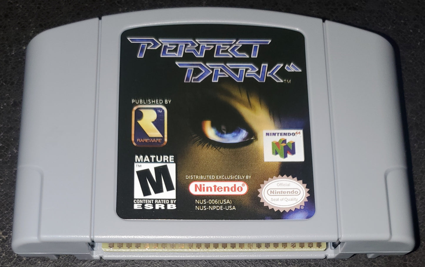 Perfect Dark Nintendo 64 N64 Video Game Cartridge 2000