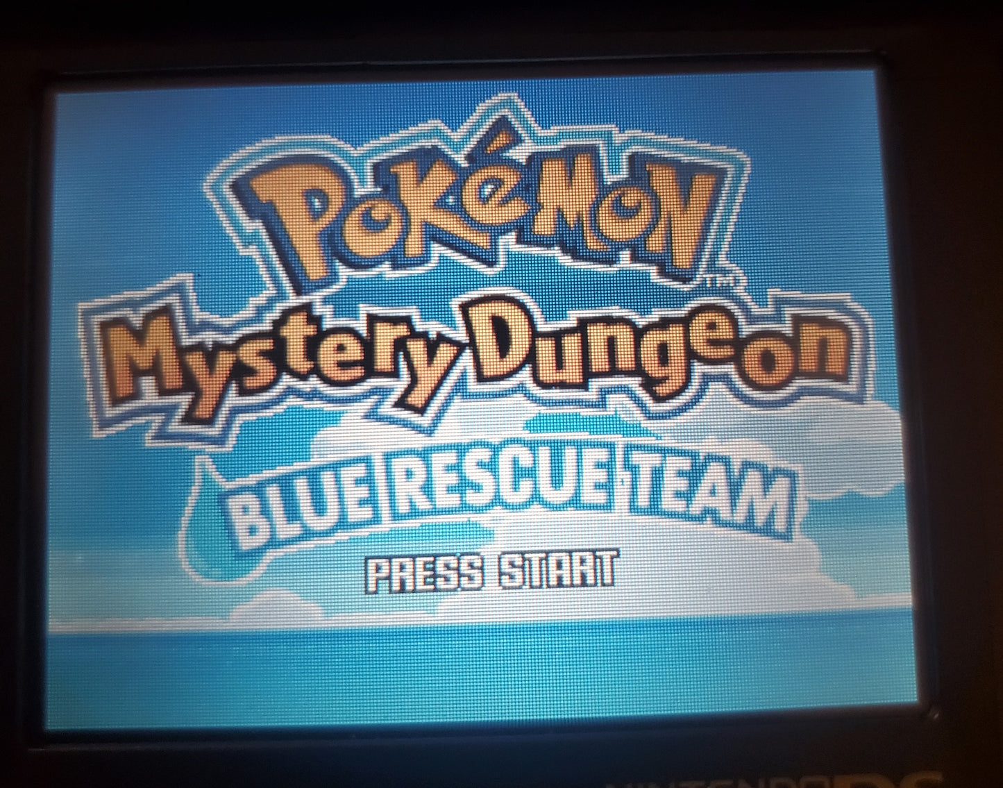 Pokemon Mystery Dungeon Blue Rescue Team Video Game Nintendo DS