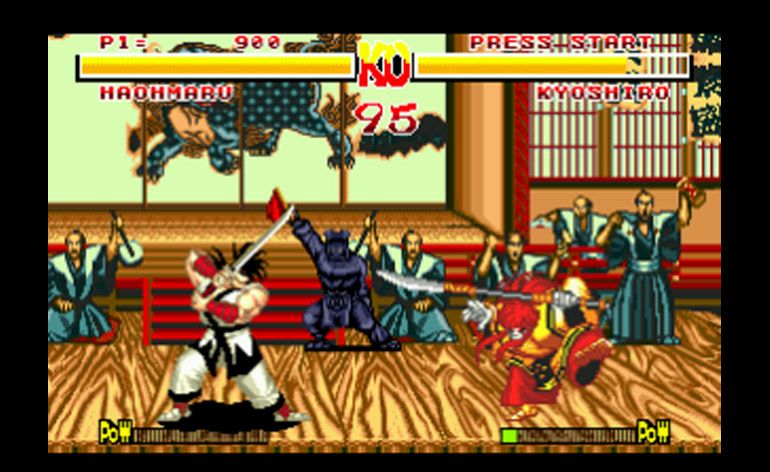 Samurai Shodown Sega Genesis Mega Drive Video Game Cartridge