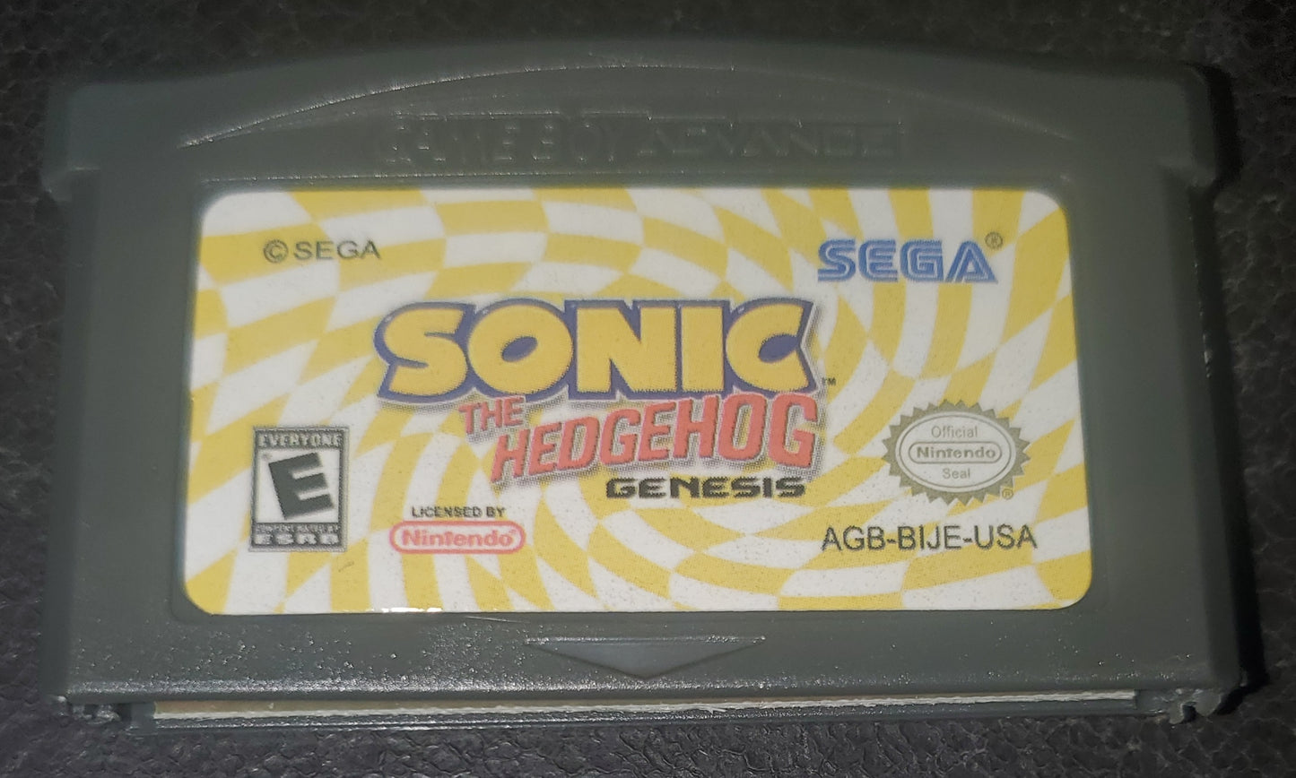 Sonic the Hedgehog Genesis GBA Video Game Boy Advance