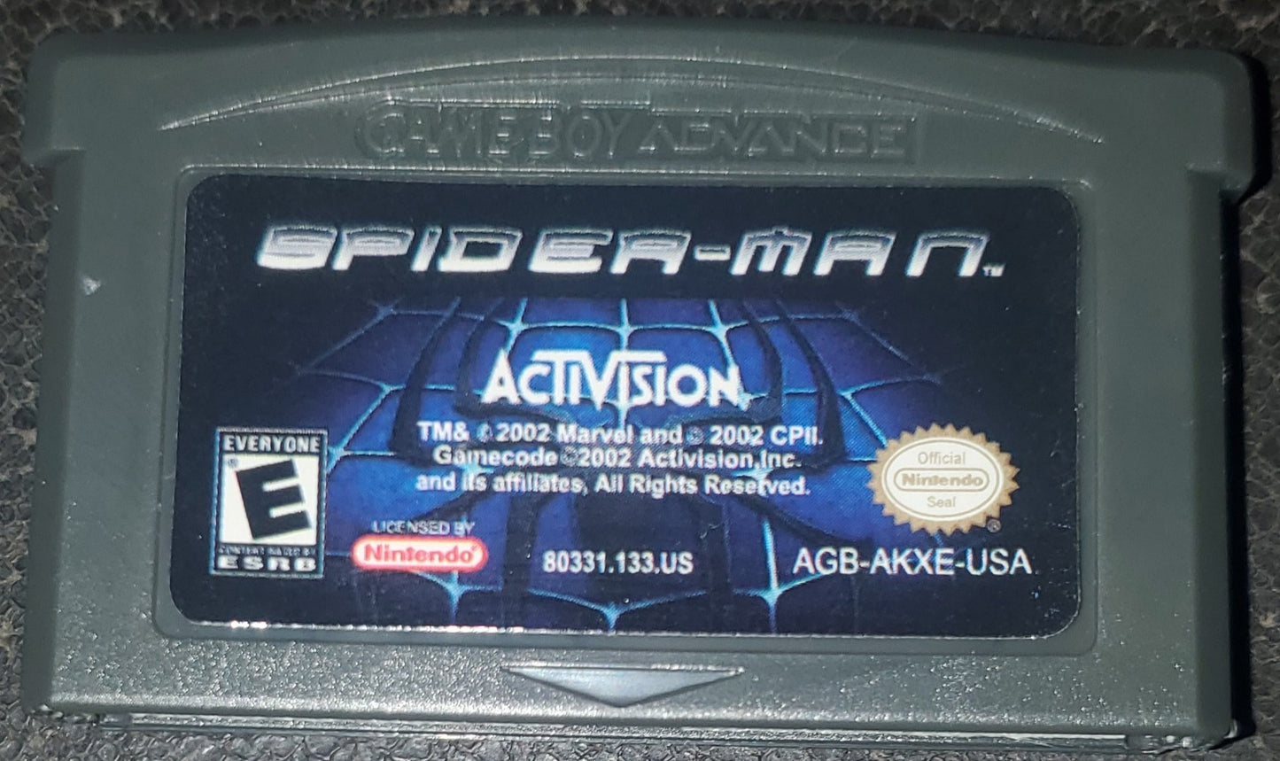 Spider-Man 1 GBA Video Game Boy Advance Nintendo