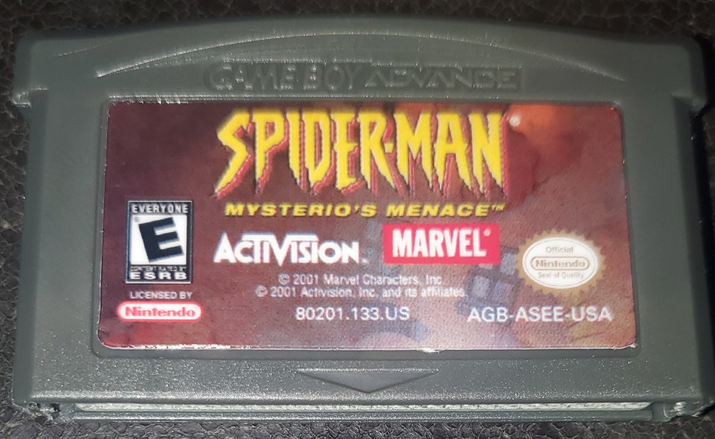 Spider-Man Mysterio's Menace GBA Video Game Boy Advance Nintendo