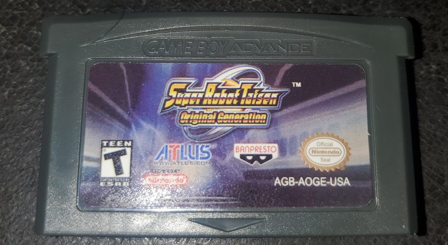 Super Robot Taisen Original Generation GBA Video Game Boy Advance