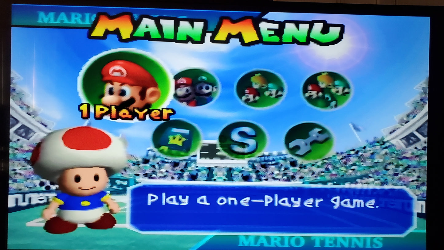 Mario Tennis N64 Nintendo 64 Video Game Cartridge 2000